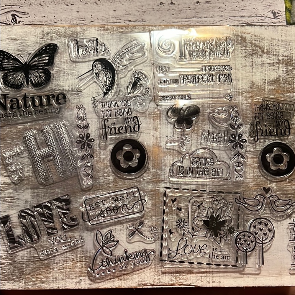 Stidio112 Love/Nature Stamp 27 Piece Set